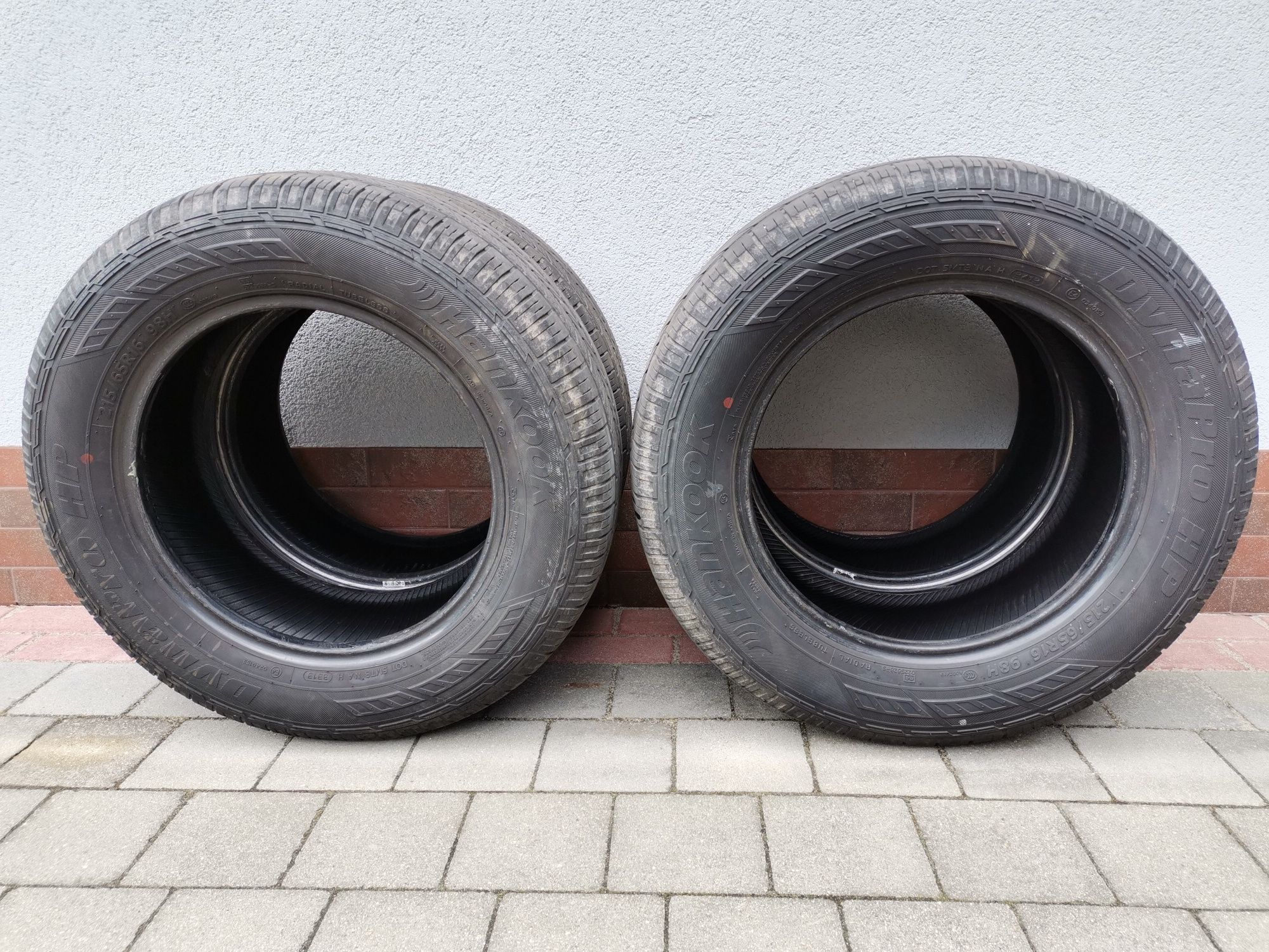 Opony używane letnie 4 szt., Hankook Dyna Pro HP 215/65/R16