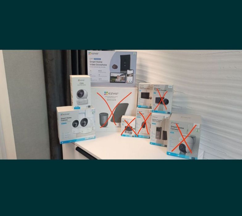 EZVIZ CP2 відеоглазок, HP3 PRO відеодзвінок