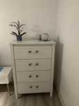 Komoda vintage biała