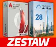 Archicad 28 + AutoCAD 2022- Licencje komercyjne profesjonalne Zestaw