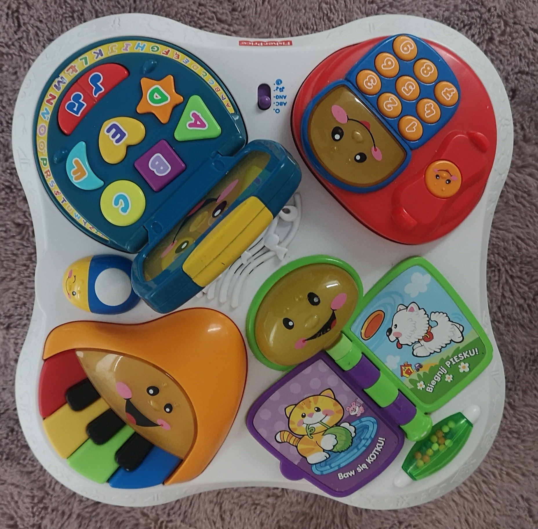 Edukacyjny interaktywny stolik Fisher Price