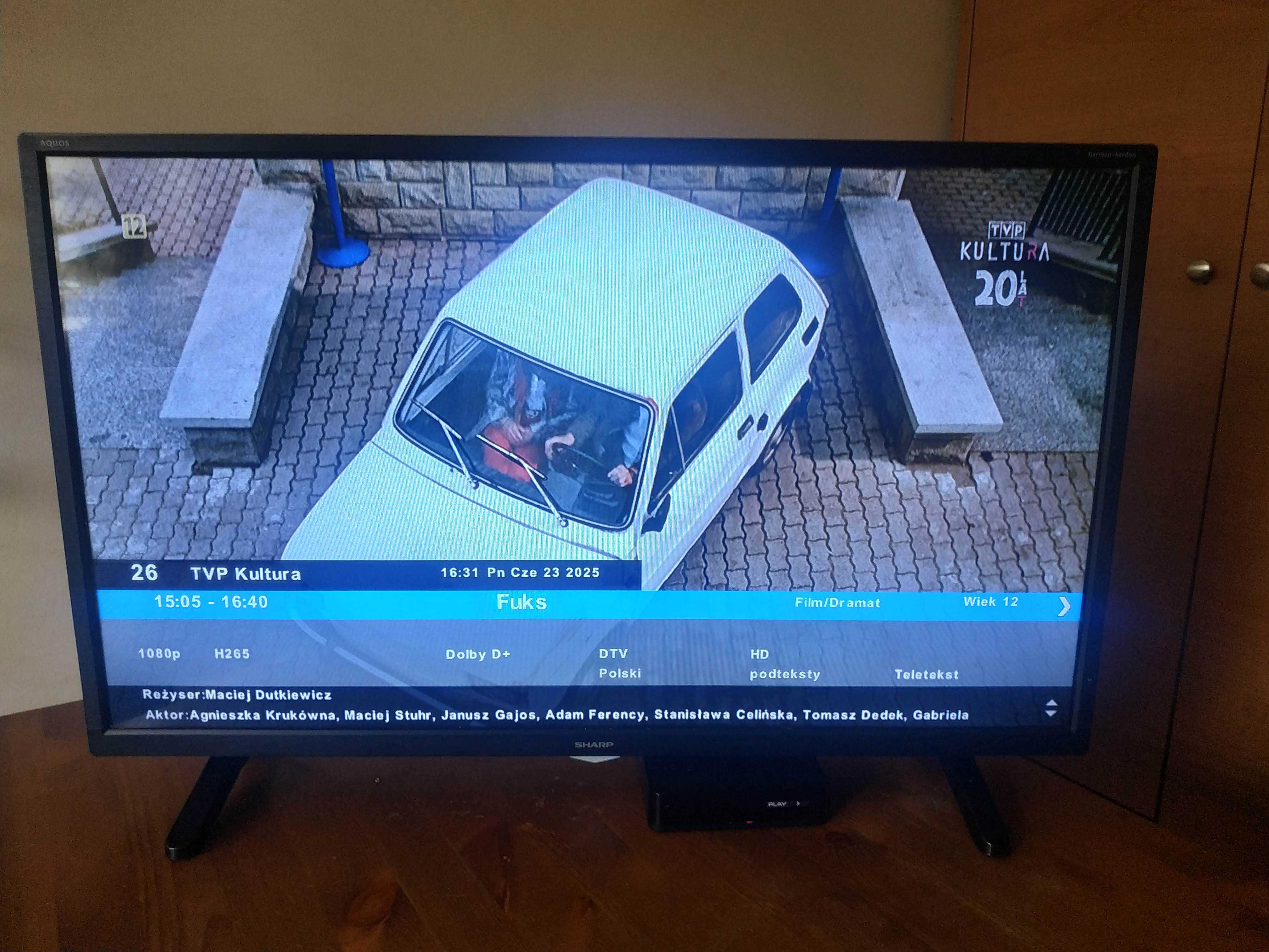 TV 32" Sharp + Smart TV dekoder Wifi Android Netflix YouTube Dvbt2