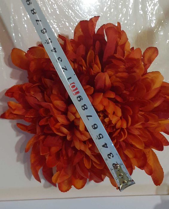 Chryzantema główka wyrobowa kwiat sztuczny