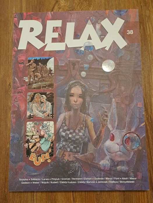 RELAX 38 Magazyn Opowieści  Rysunkowych, wielki zbiór komiksów