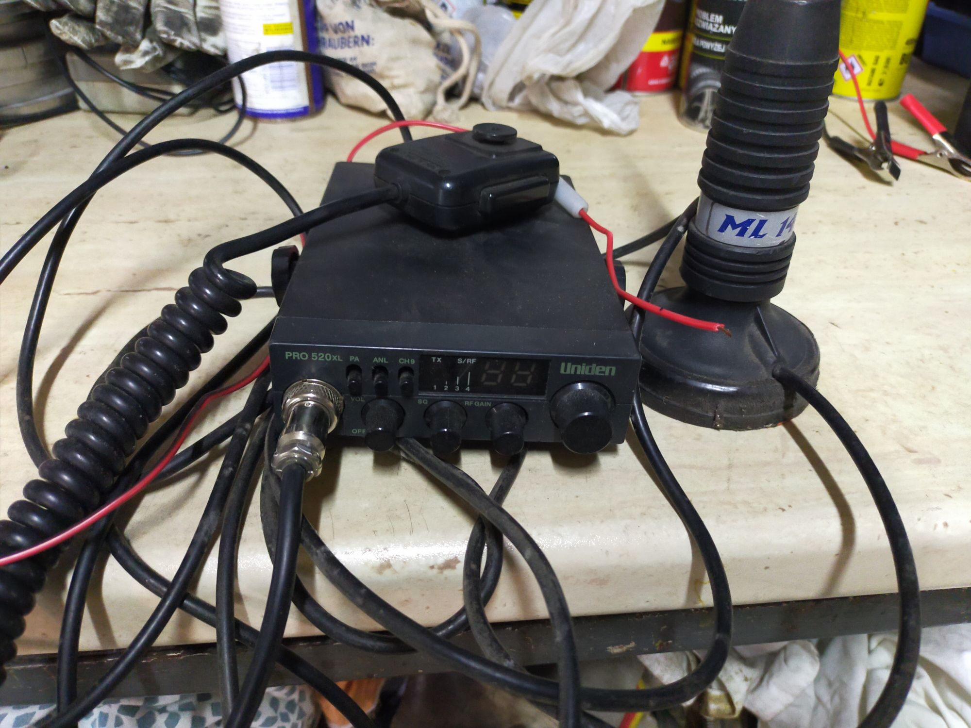 Cb radio uniden 520 pro xl z anteną