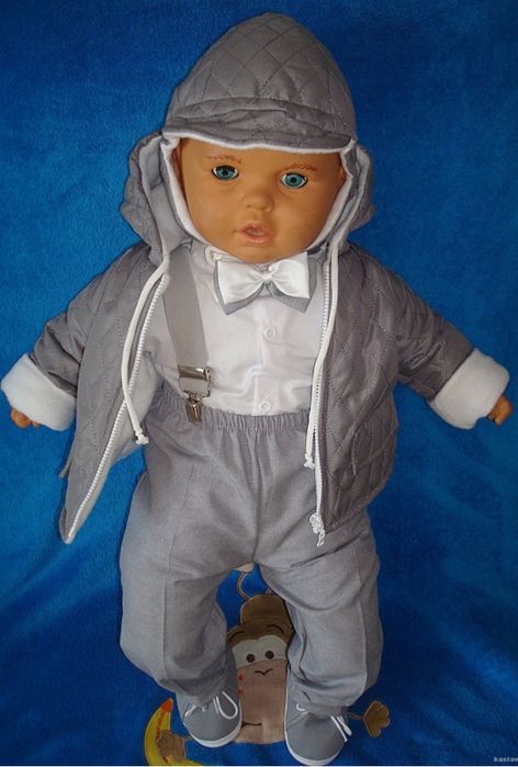 Chłopięce Ubranko do chrztu r.62