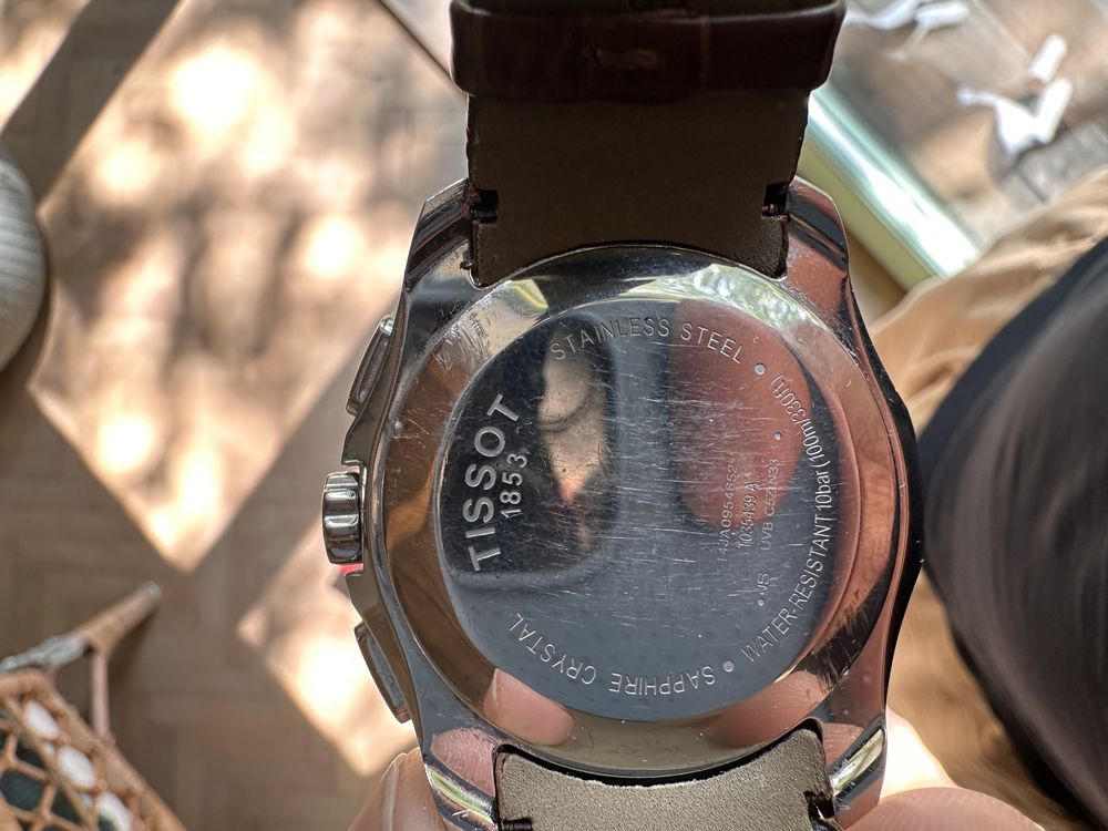 Tissot Couturier Chrono GMT Szafirowe pasek i bransoleta (2300 zl)