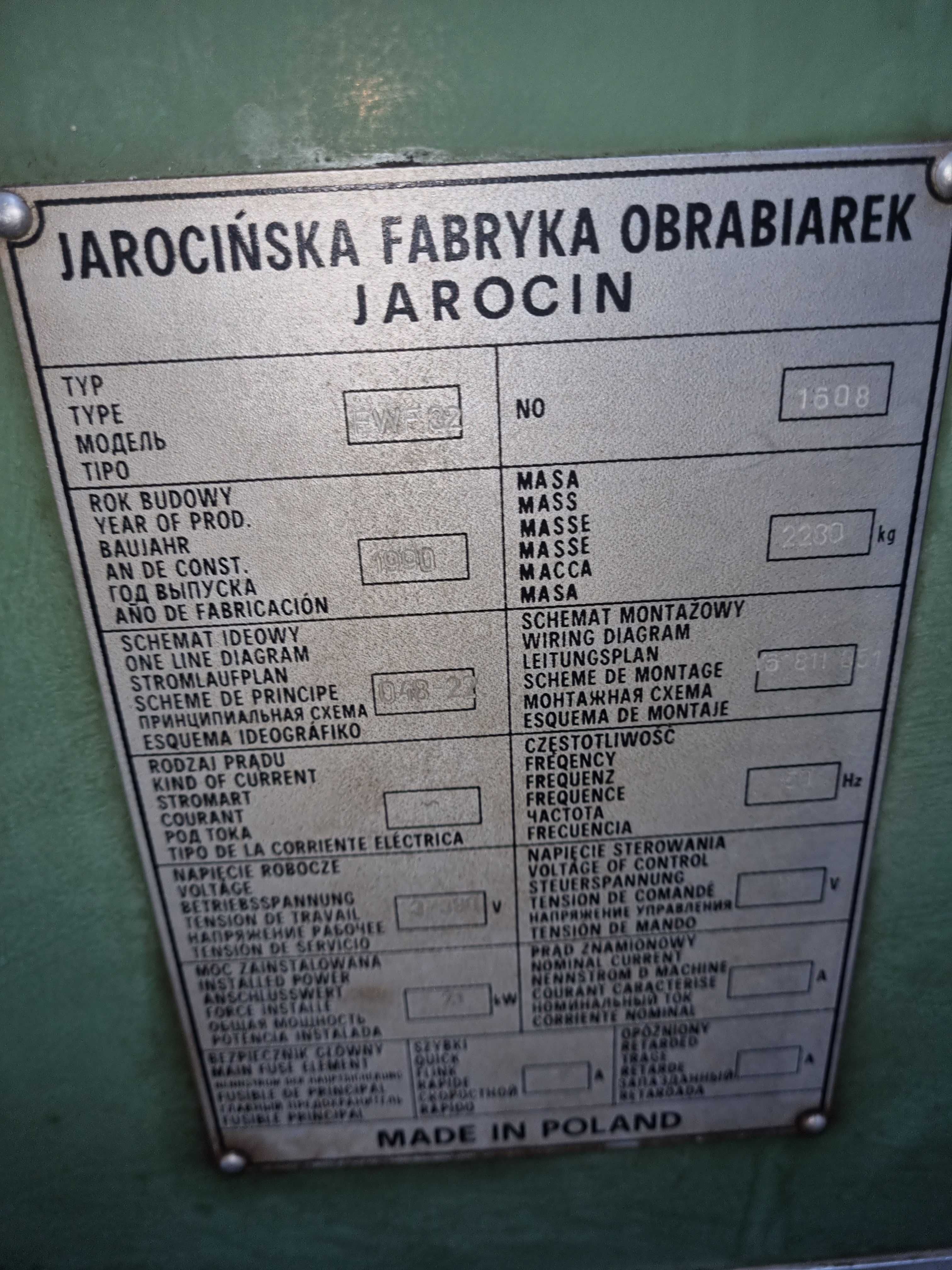 Fresadora JAROCIN como nova