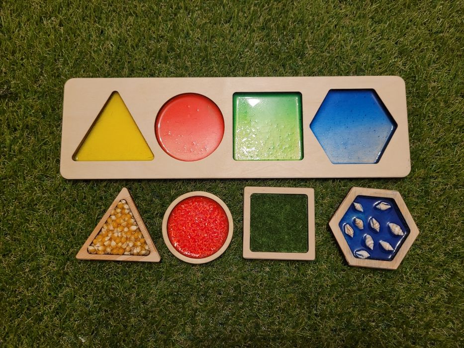 Sorter drewniany sensoryczny Montessori