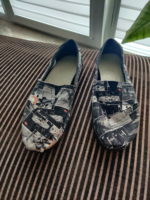 Buty espadryle toms x star Wars 43.5eu 28.5cm