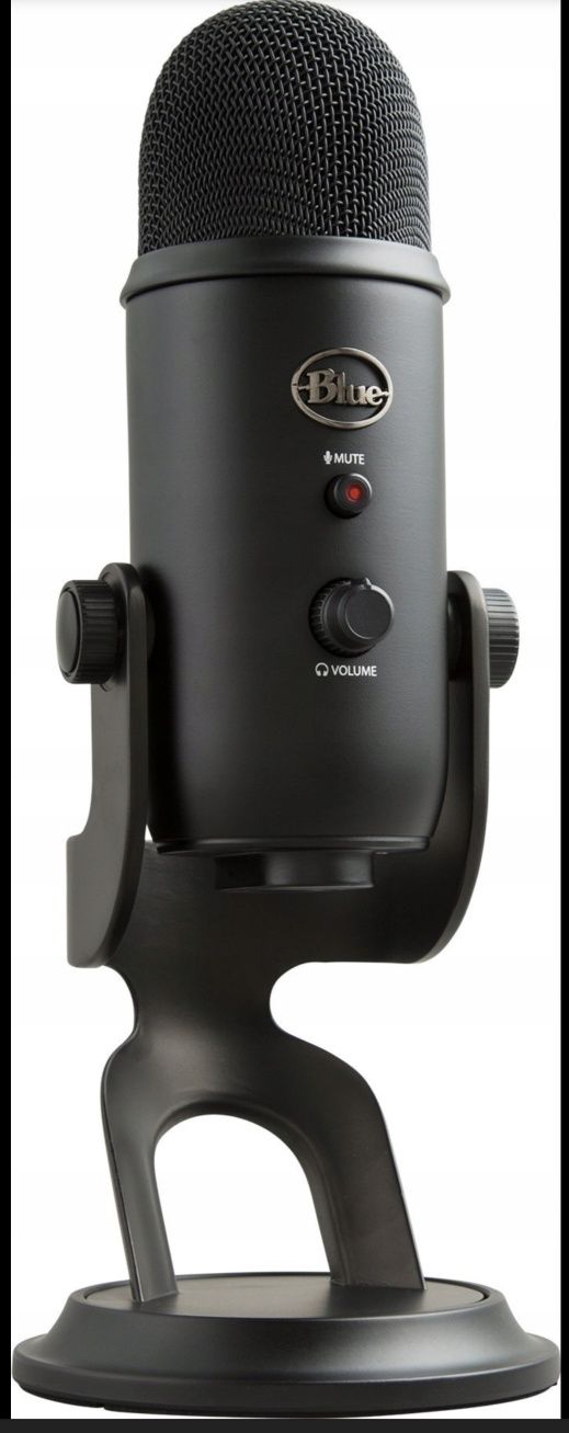 Profesjonalny Mikrofon Blue Yeti USB (Blackout) - Idealny dla Streamer