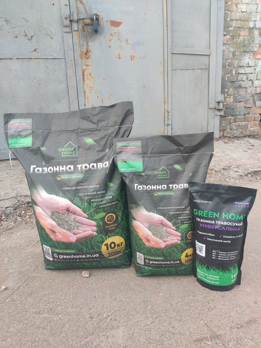 Газонная трава Универсальная 4 кг / трава для газона / семена / газон