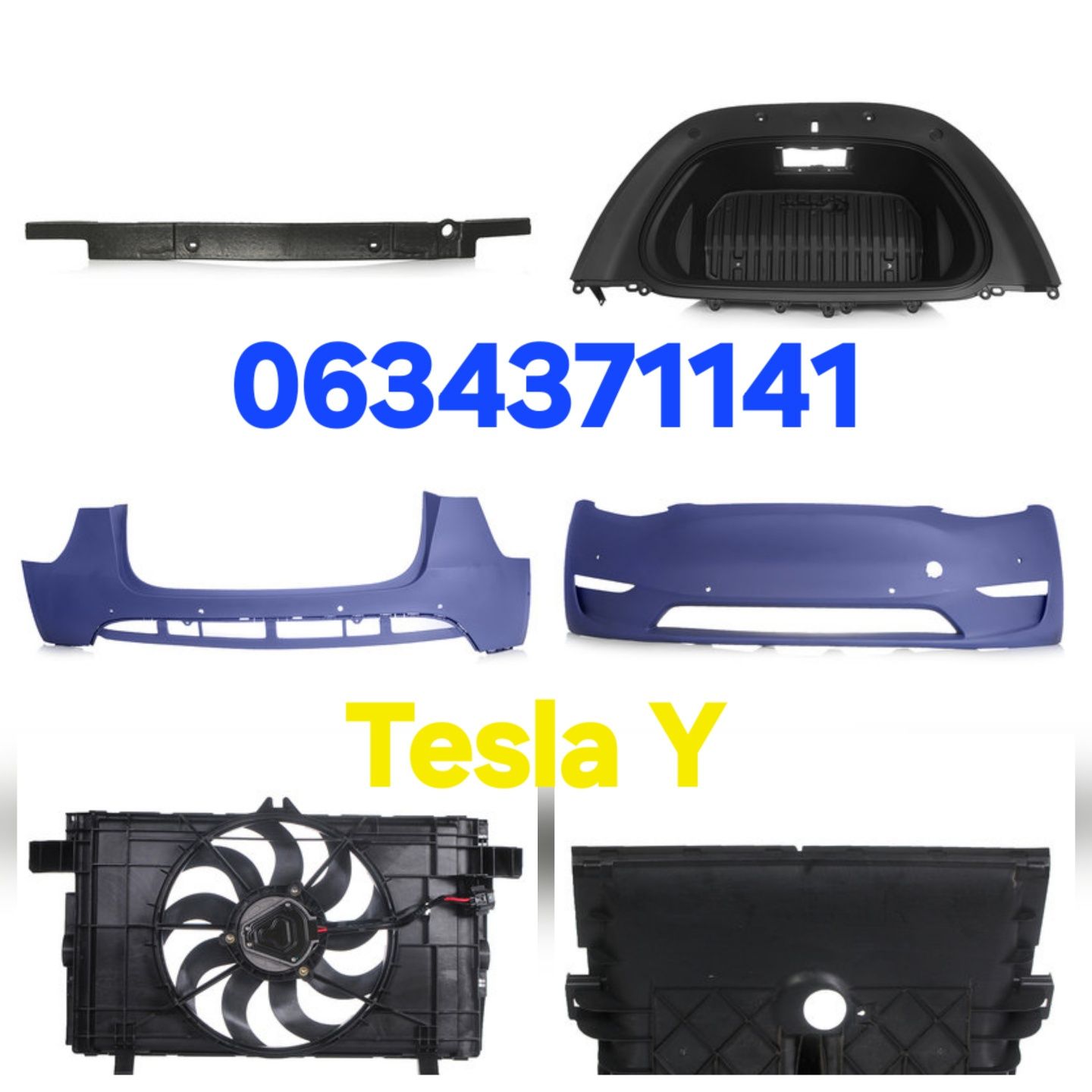Бампер передній Tesla Model Y 1493736S0A фара   1493736S0C