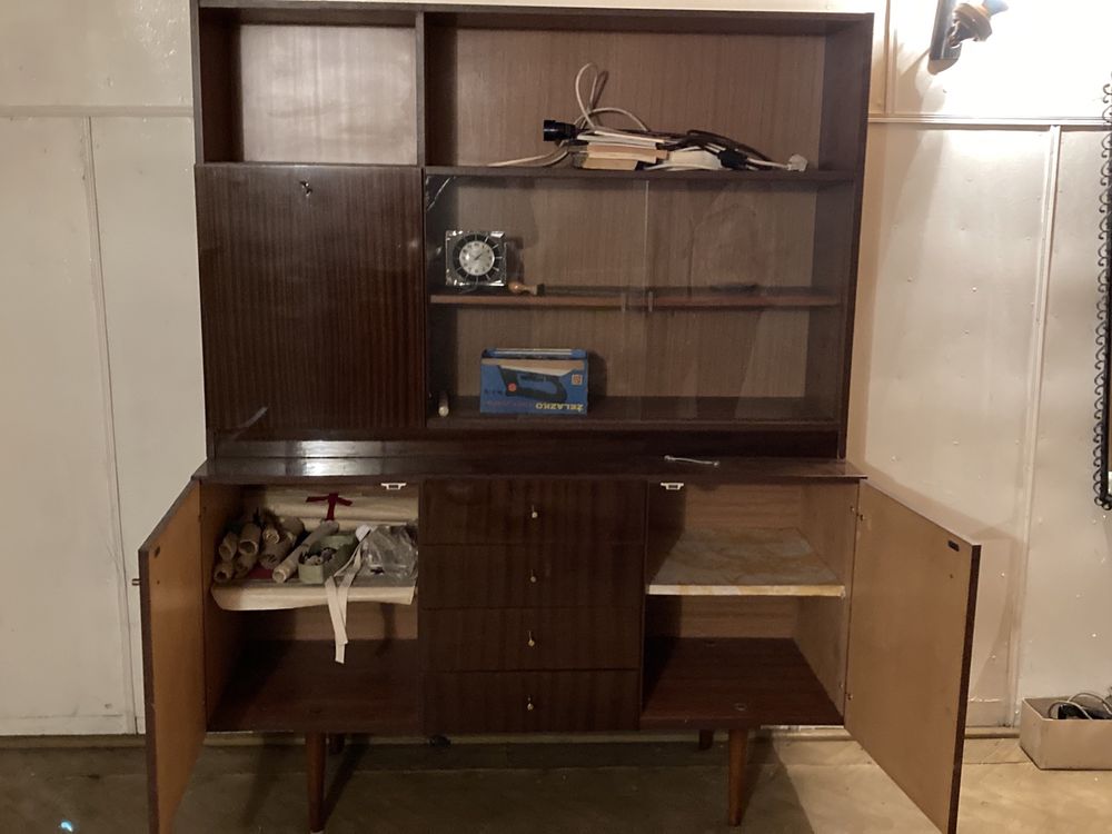 Barek kredens biblioteczka retro PRL