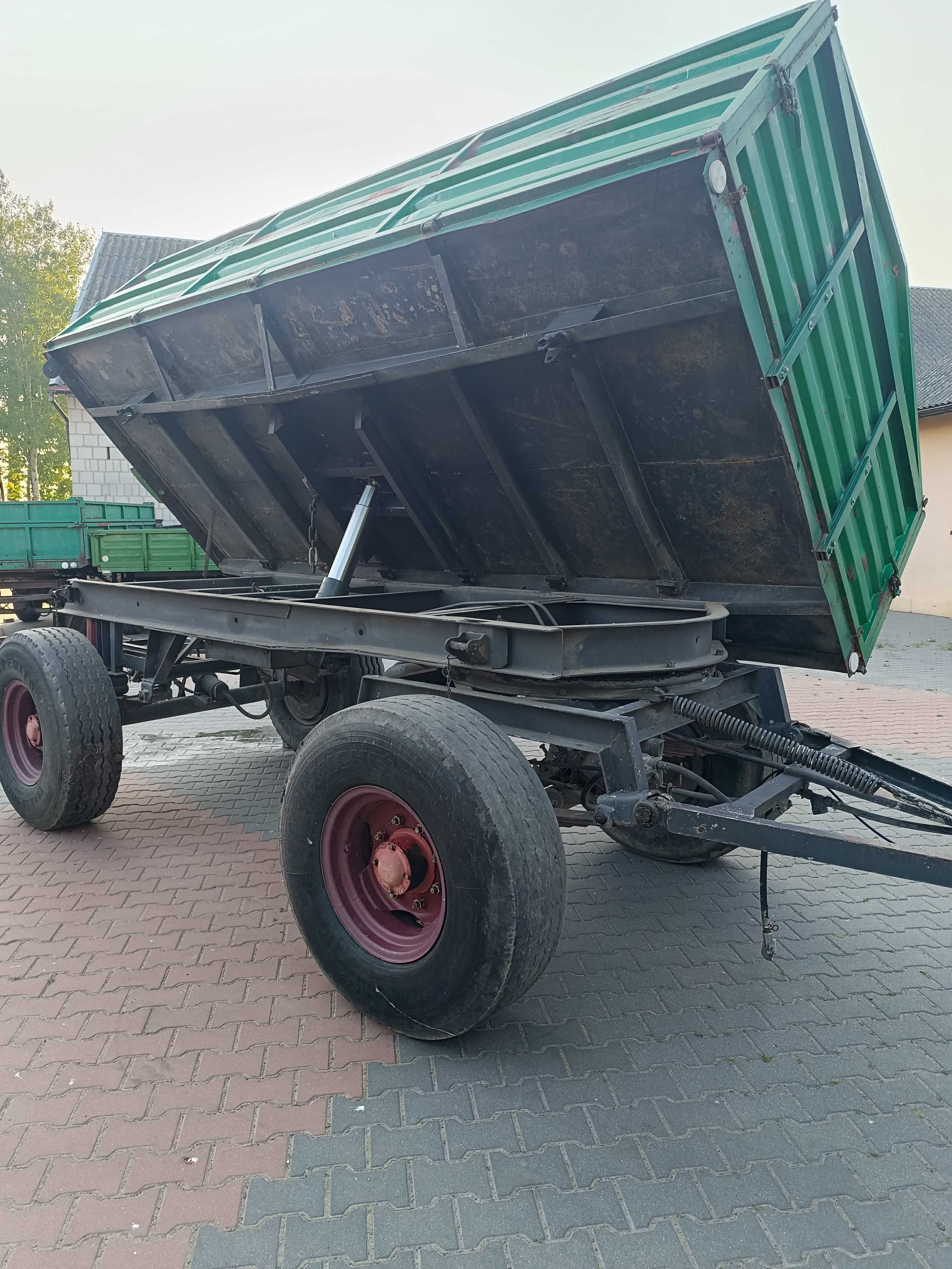PrzyczepaD-55,wywrotka 3str,zarejestrowana,ładowność8ton