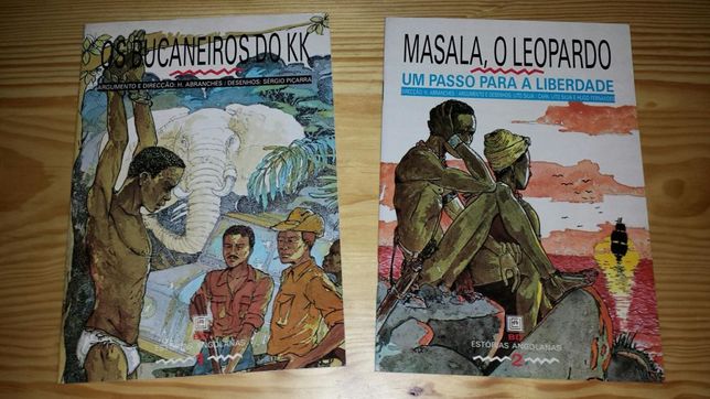 bandas desenhadas sobre histórias Angolanas