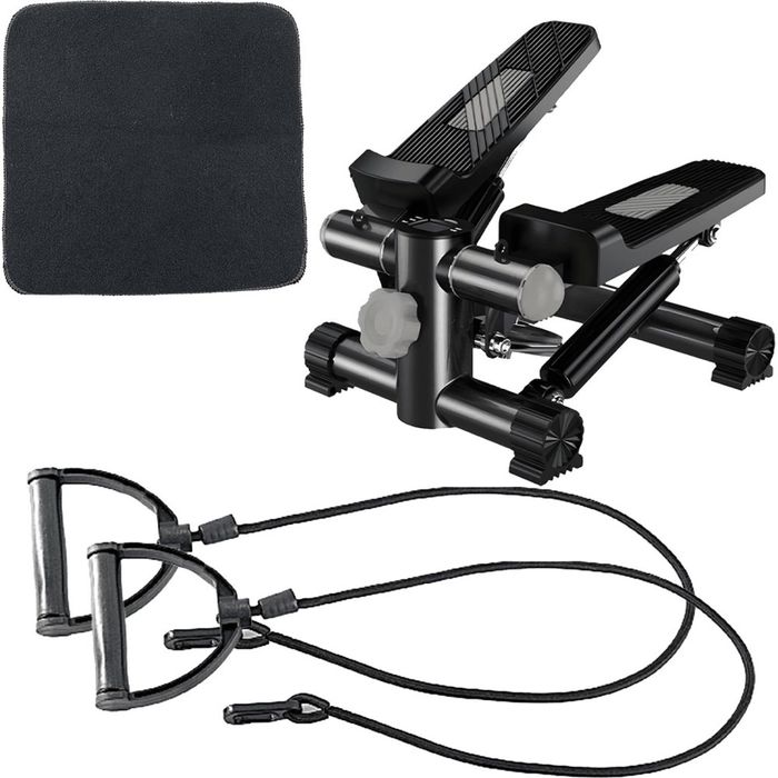 Степпер 2в1 з еспандерами Heckermann Mini + килимок