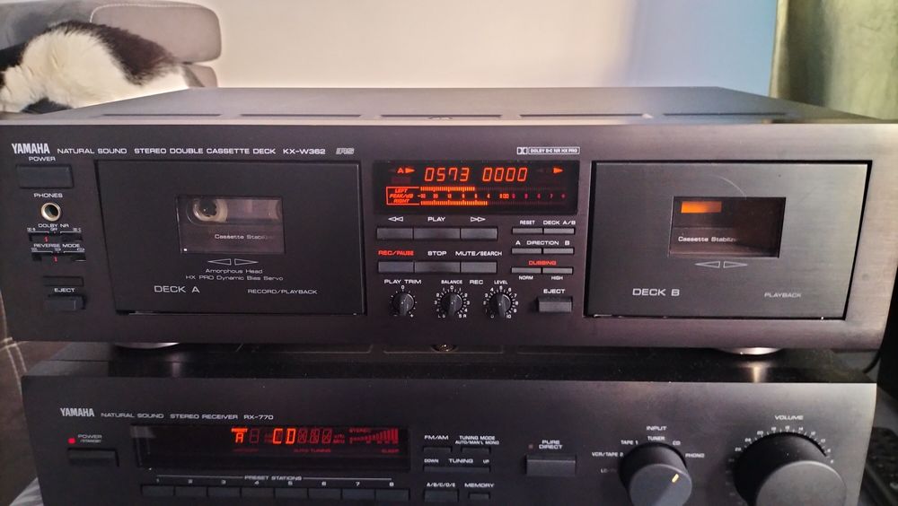 Magnetofon Deck Yamaha KX-W363 RS Super Stan