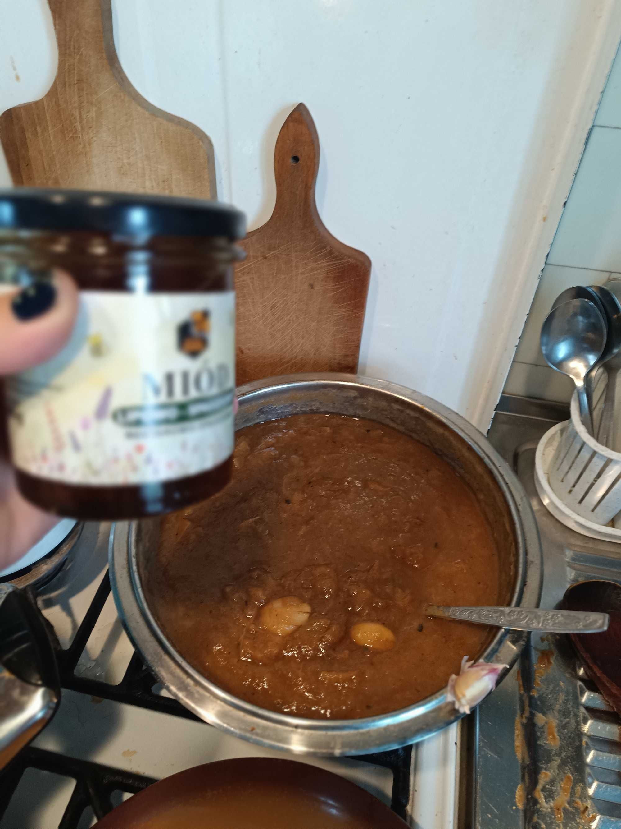 "Prosty"chutney z domowych jabłek Papierówek 300 ml.