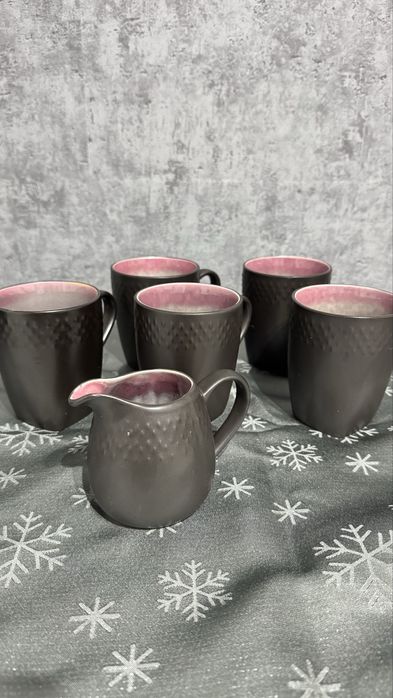 Filizanki miseczki kubki mlecznik cukiernica