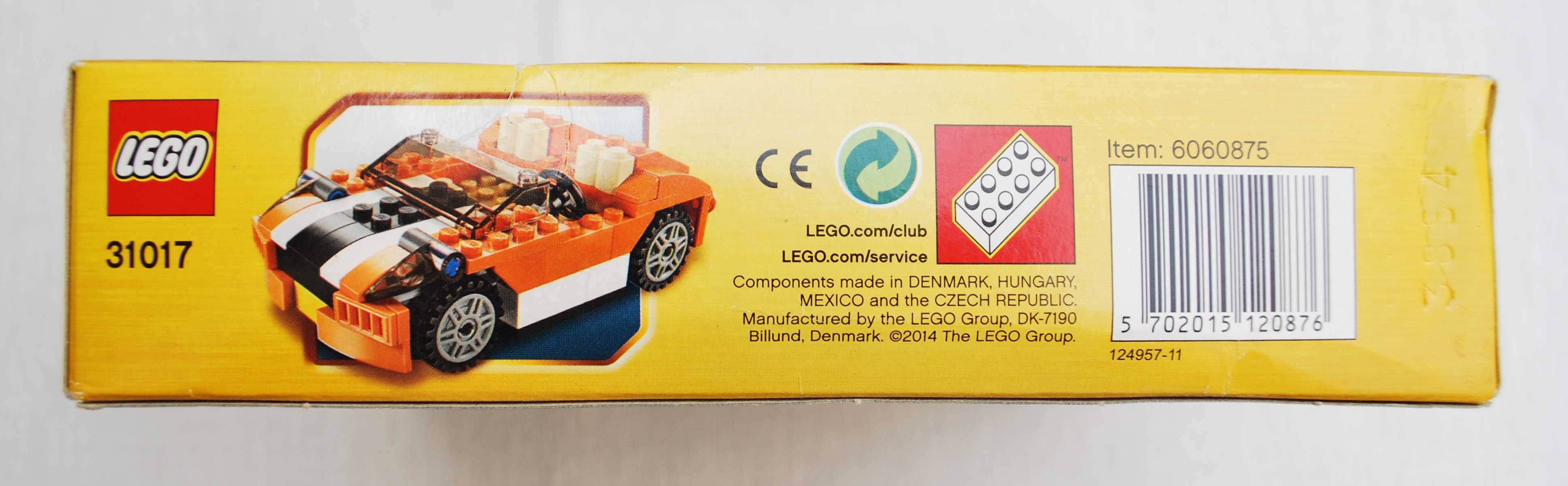 Lego Creator 3 em 1 (31017), Sunset Speeder, de 2014