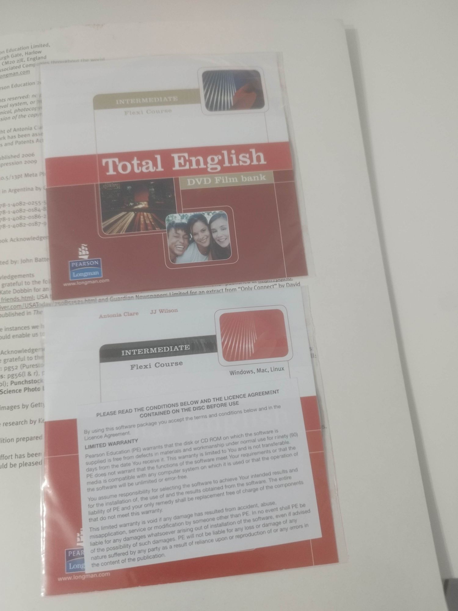 Książka total english students book and workbook Pearson Longman