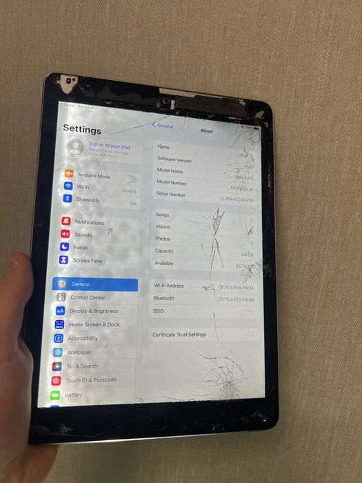 Ipad air 2 на 64 ГБ