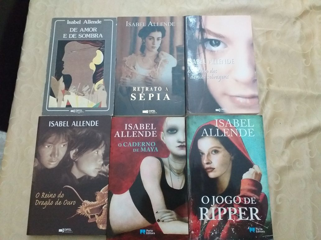 livros da Isabel Allende (VARIOS PREÇOS)