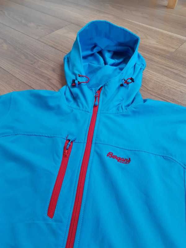 Kurtka turystyczna outdoor trekking Softshell wiatrówka Bergans L