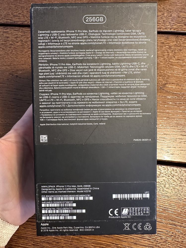 Iphone 11 pro max 256 GB ZŁOTY