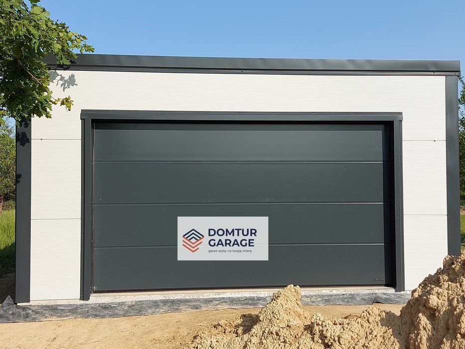 Garaż budynek domek  warsztat ocieplany z płyt warstwowych carport