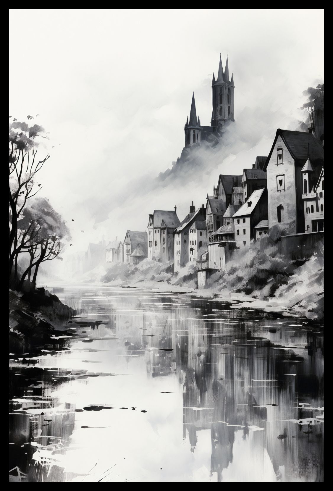 Plakat 40x60cm Mglisty Refleks