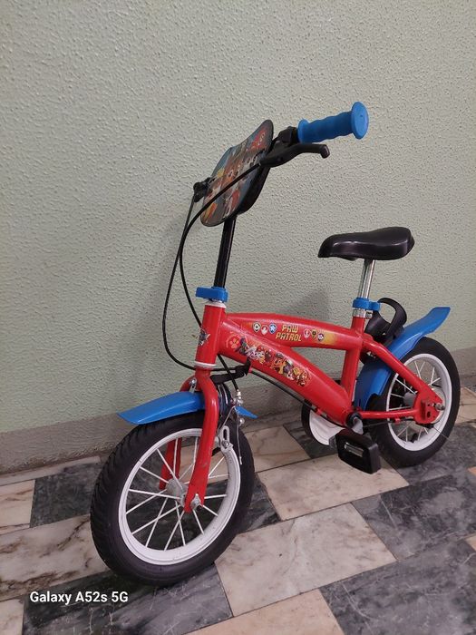 Bicicleta para criança Patrulha Pata.