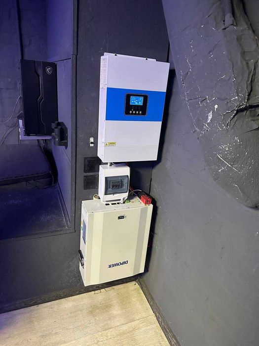 Комплект инвертор 6.5 кВ  + Аккумулятор Dipower 48V/120Ah, 5760Wh