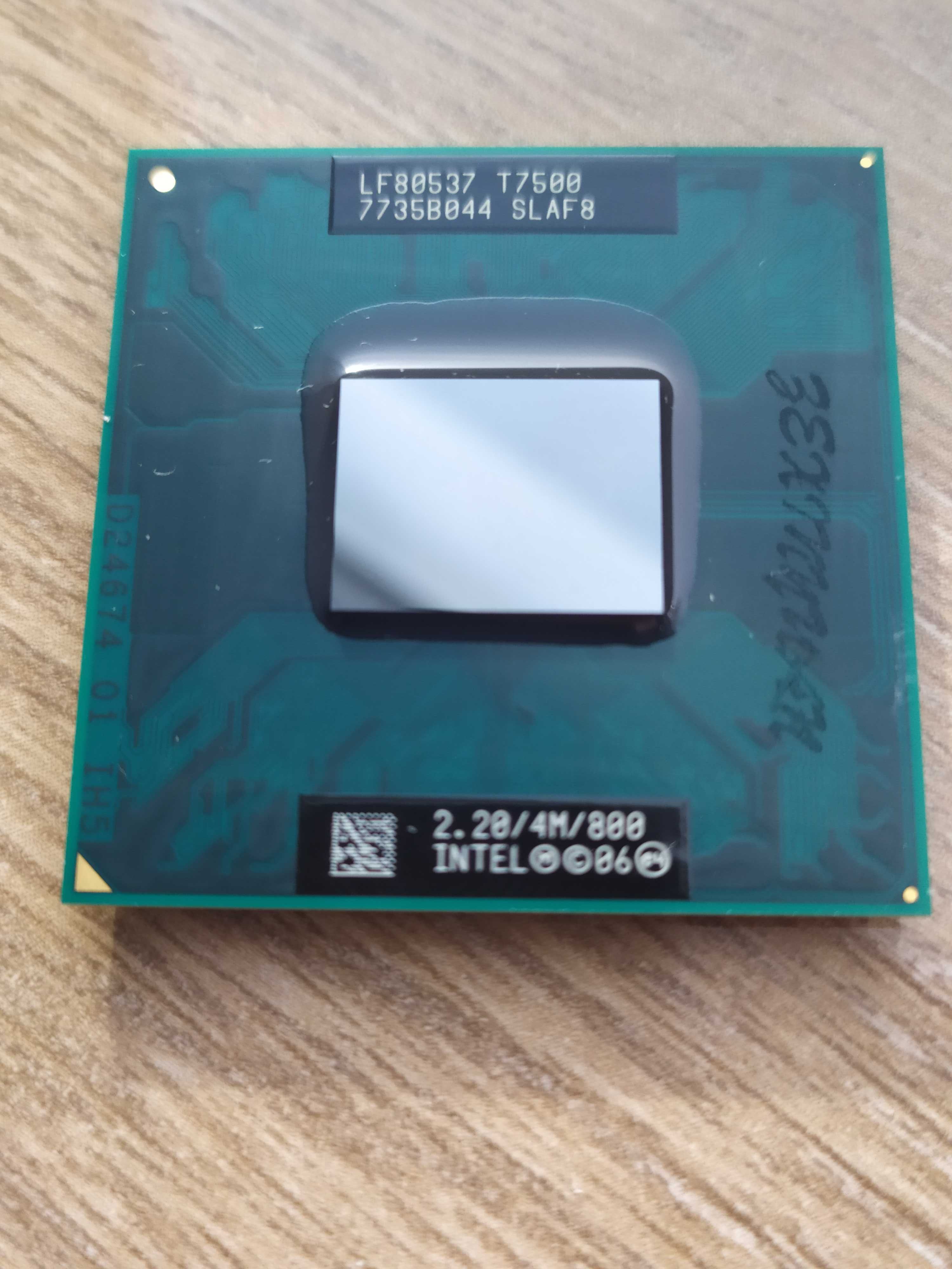 Процессор Intel Core 2 Duo T7700 2.4 GHz, 800 MHz. Сокет P. T8300/7500