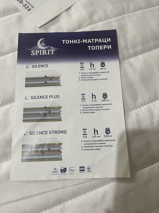 Продам матрас,ортопедичний.190*110