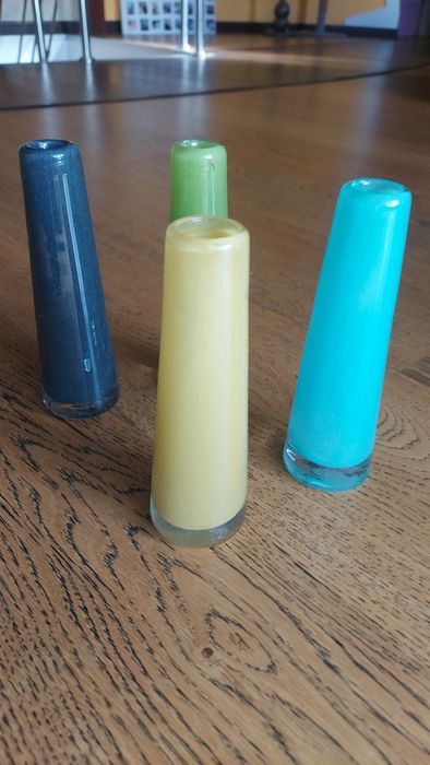 Вази підсвічники скляні