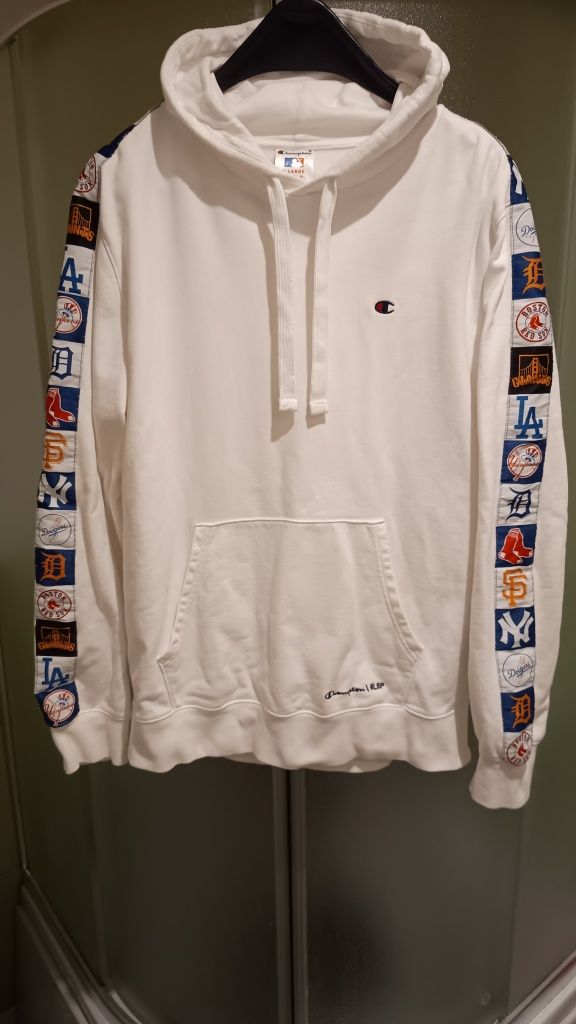 Champion  MLB  Amerykańska bluza z kapturem, 98% Bawełna, Roz. M-XXL