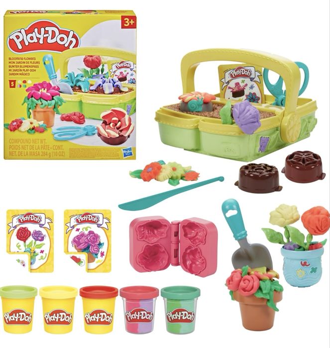 Play-Doh Квіти (G0492) Blooming Flower Garden Toy Playset