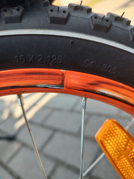 Rowerek dla chłopca koła 16"