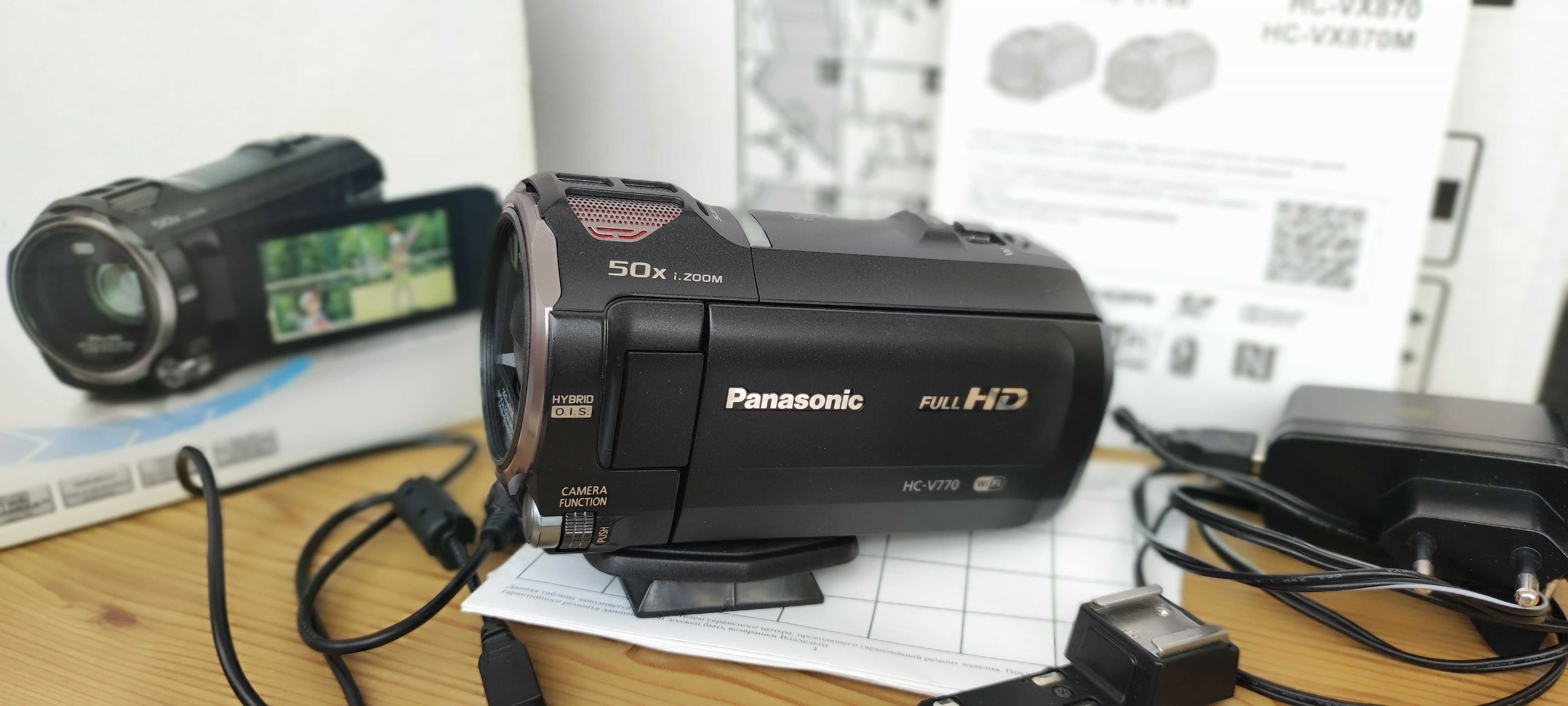 Відеокамера Panasonic HC-V770 Black (HC-V770EE-K).