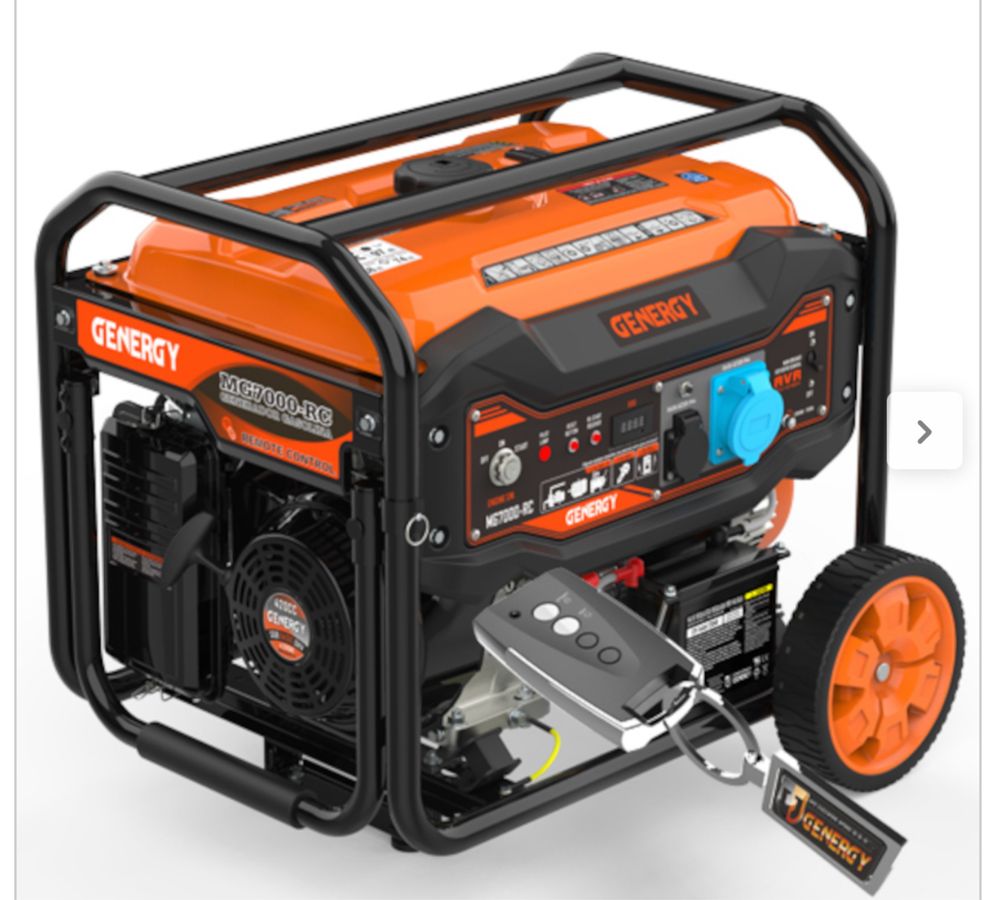 Gerador 6500w novo, apenas ligado 1x - Genergy MG7000E RC