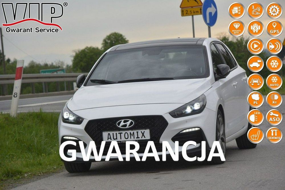 Hyundai I30 1.4Turbo nawi full led automat android auto kamera gwarancja przebieg