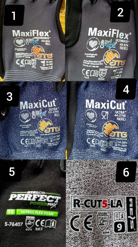 Рукавиці Maxi Flex Maxi Cut  Stalco Powermax HDPE R-CUT5