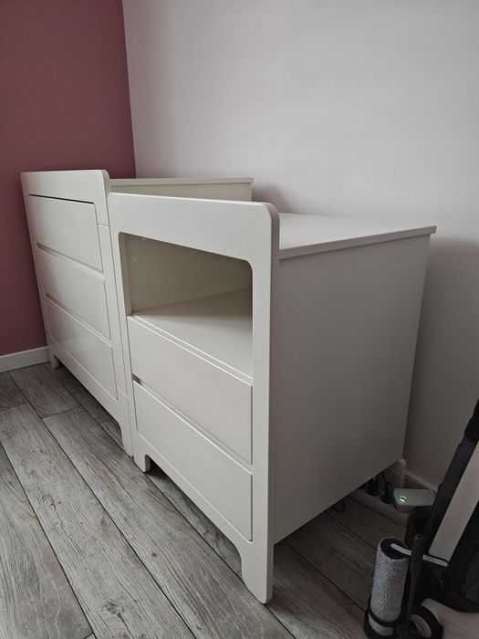 Zestaw mebli Pinio Moon - Komoda / Przewijak / Półka