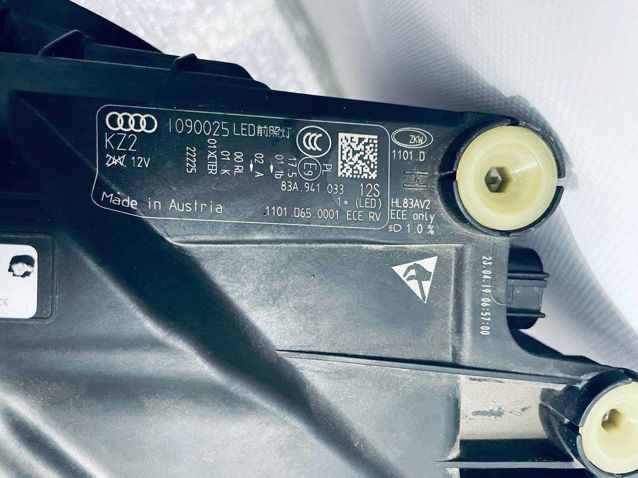 Фара фары Ауді Audi Q3 83a  Full led 2019+ ауді фул лед обмін