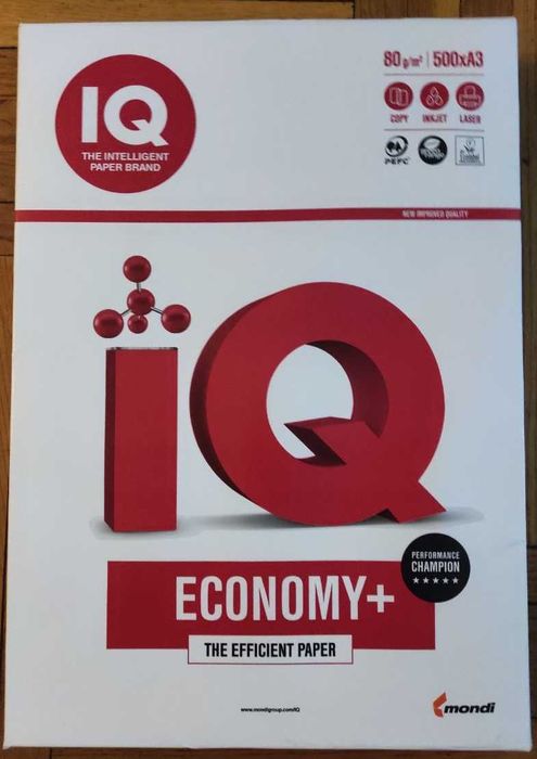 Продам бумагу А3 IQ Economy