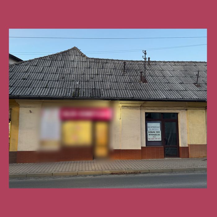 Sprzedam 2 lokale użytkowe z działką w centrum Andrychowa