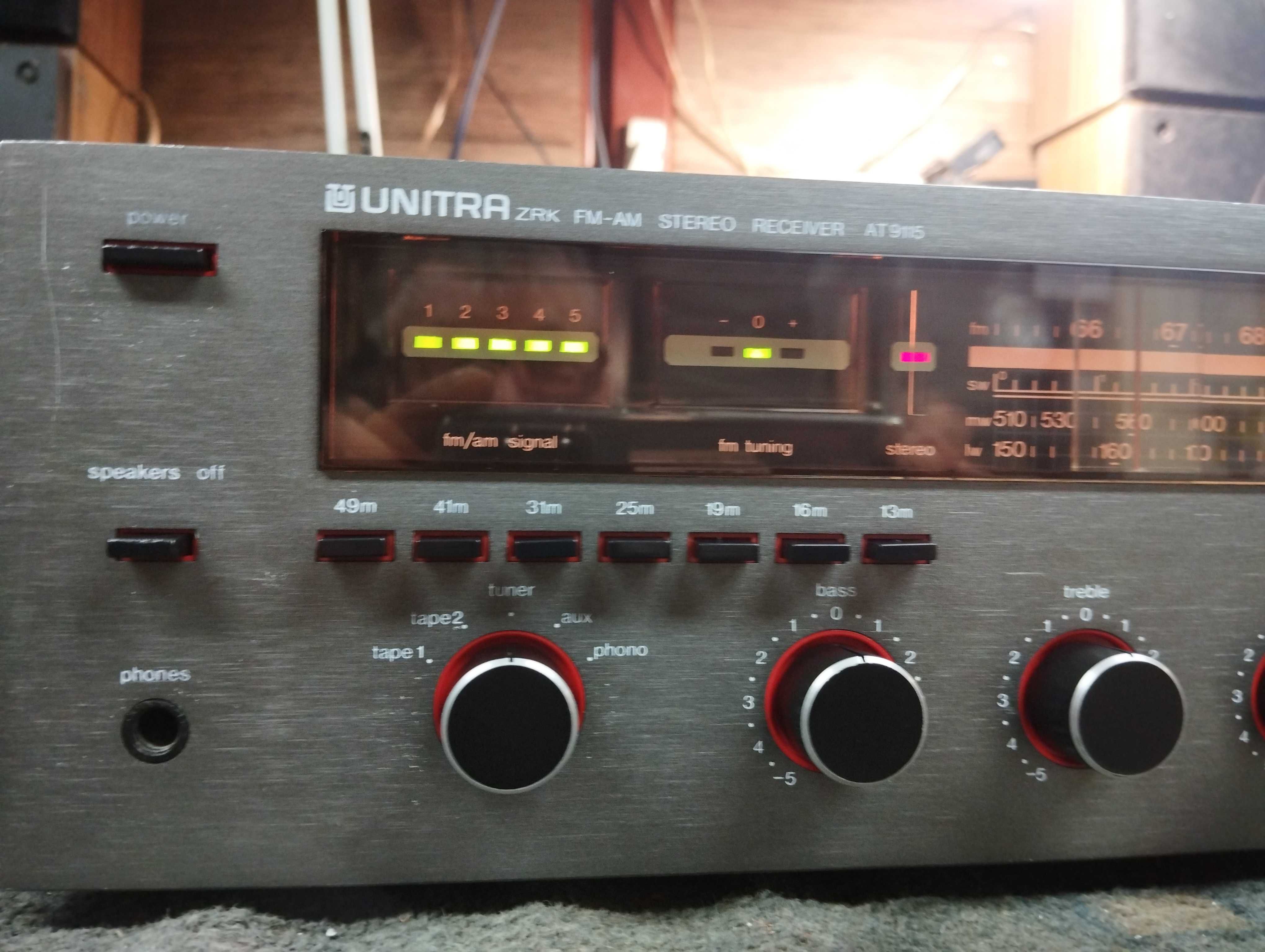 Amplituner radio Stereo Unitra ZRK AT 9115 Unikat Odnowiony