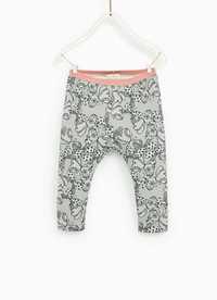 Zara nowe legginsy spodnie 68 3 6 mcy